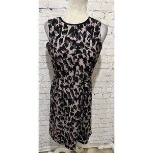 Ann Taylor LOFT Sleeveless Sheath Dress Gray, Black & Slate Size 6